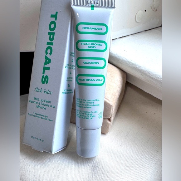 💋 Innovative Topicals Slick Salve Mint Lip Balm - For Parched Lips - Brand New - Picture 2 of 16